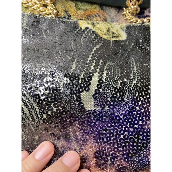 J.Crew Collection sequin Fanfare shoulder bag handbag purse - Picture 10 of 12